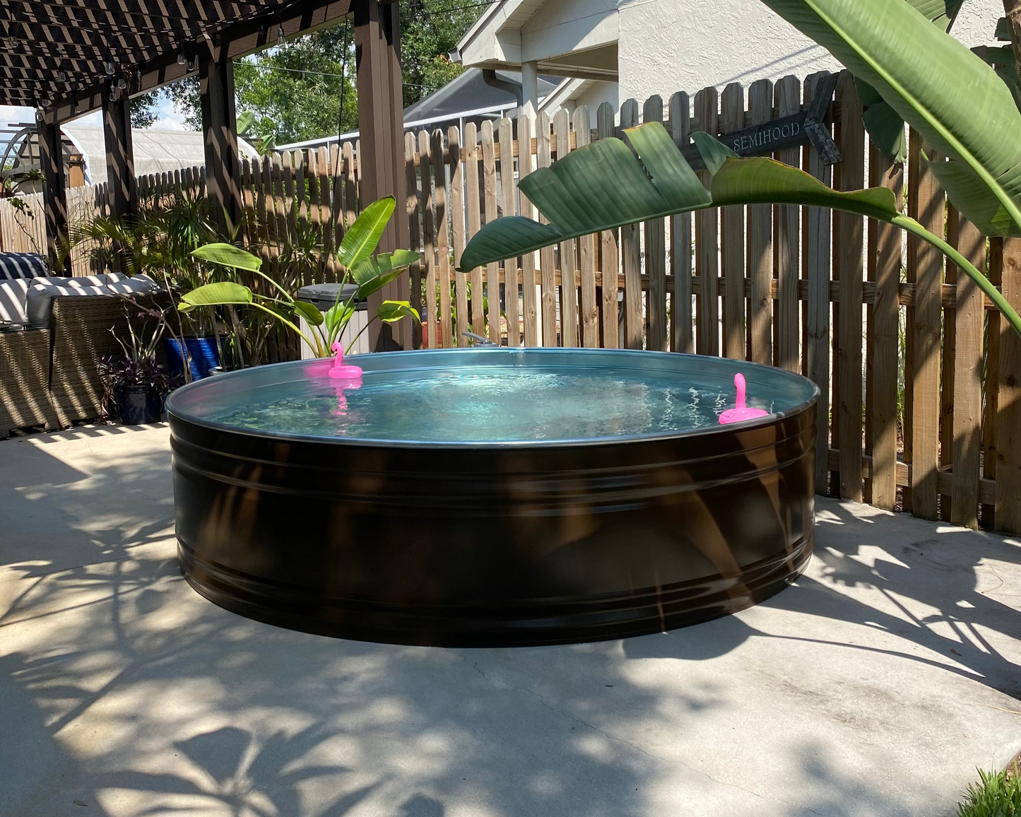 8 ft Galvanized Stock Tank Pool Package – Deposit Only