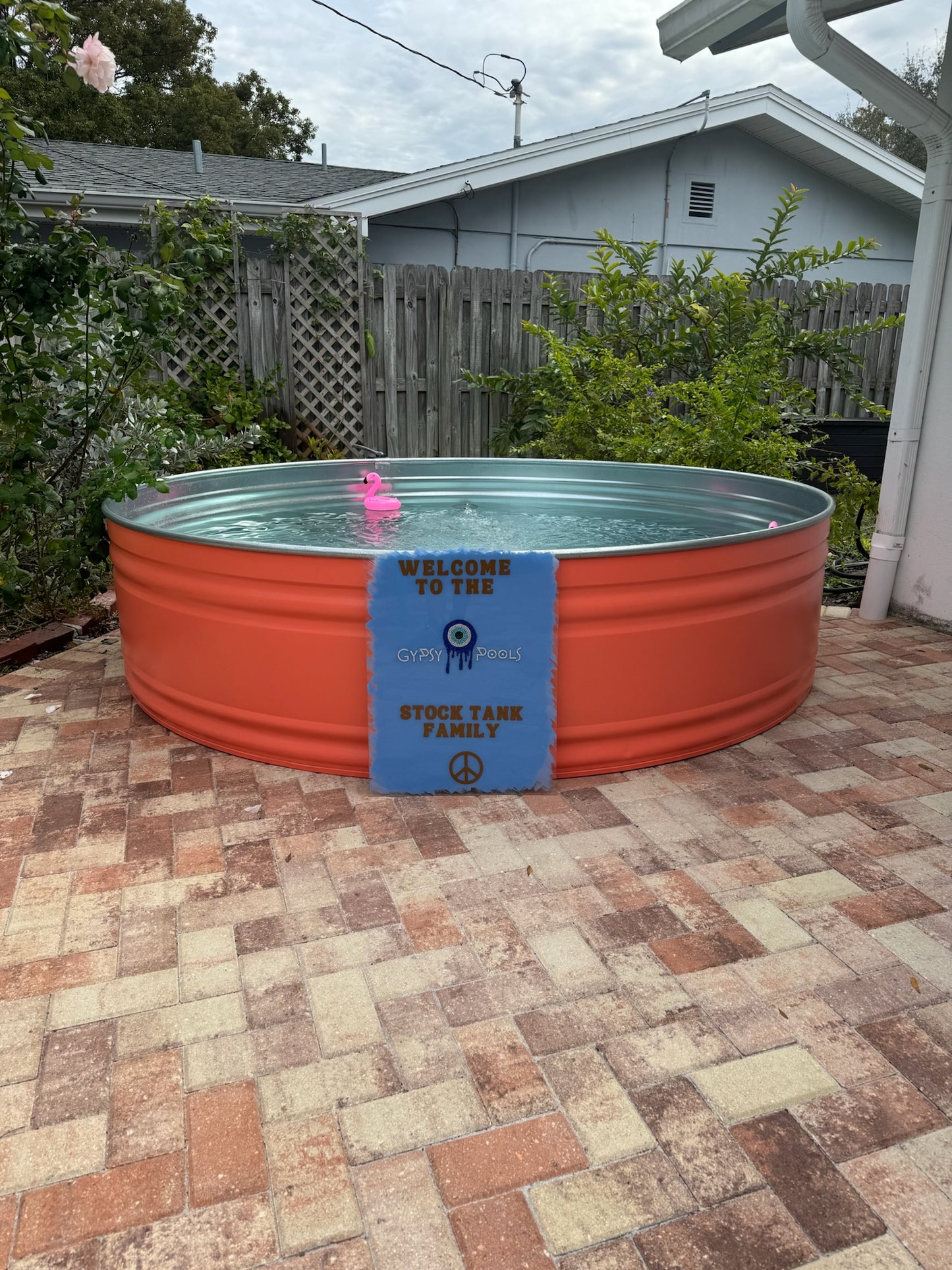 8 ft Galvanized Stock Tank Pool Package – Deposit Only