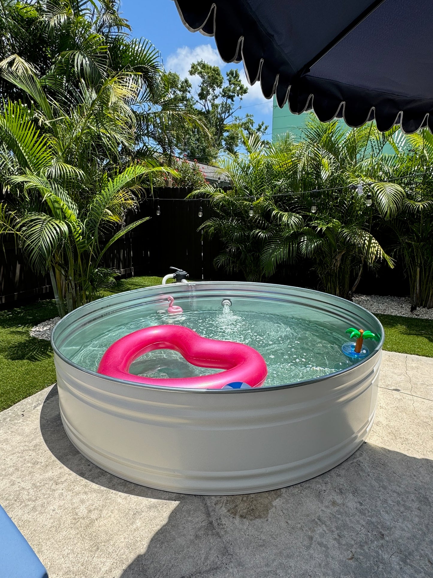 8 ft Galvanized Stock Tank Pool Package – Deposit Only