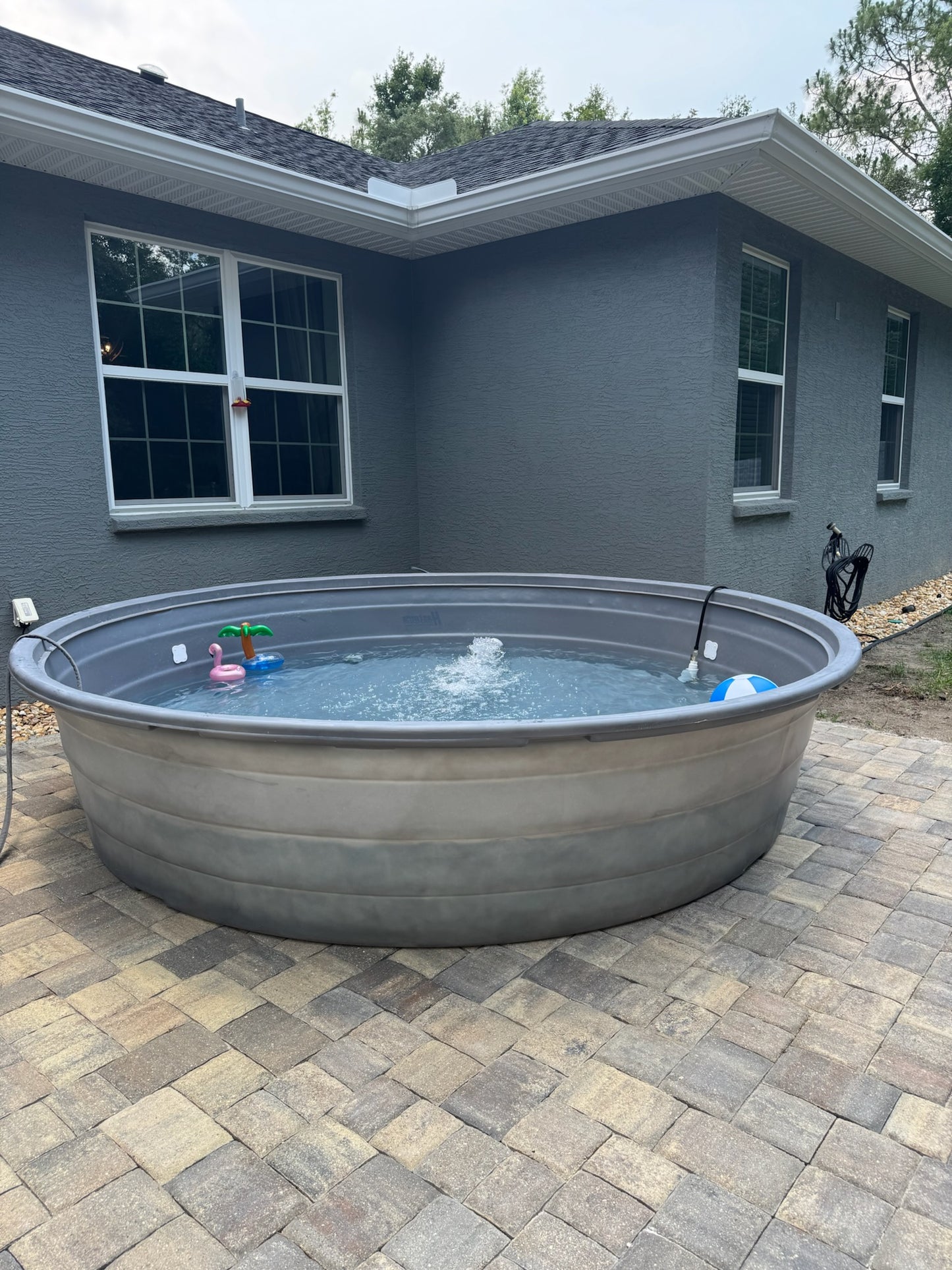 10ft Poly Stock Tank Pool Package – Deposit Only