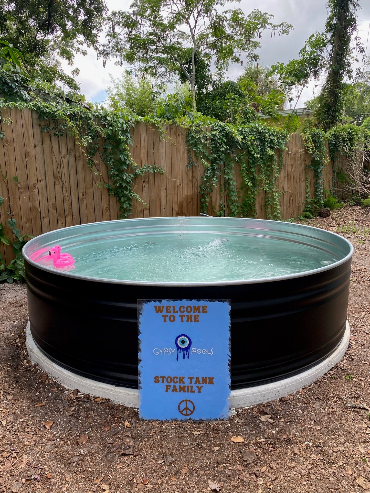 8 ft Galvanized Stock Tank Pool Package – Deposit Only