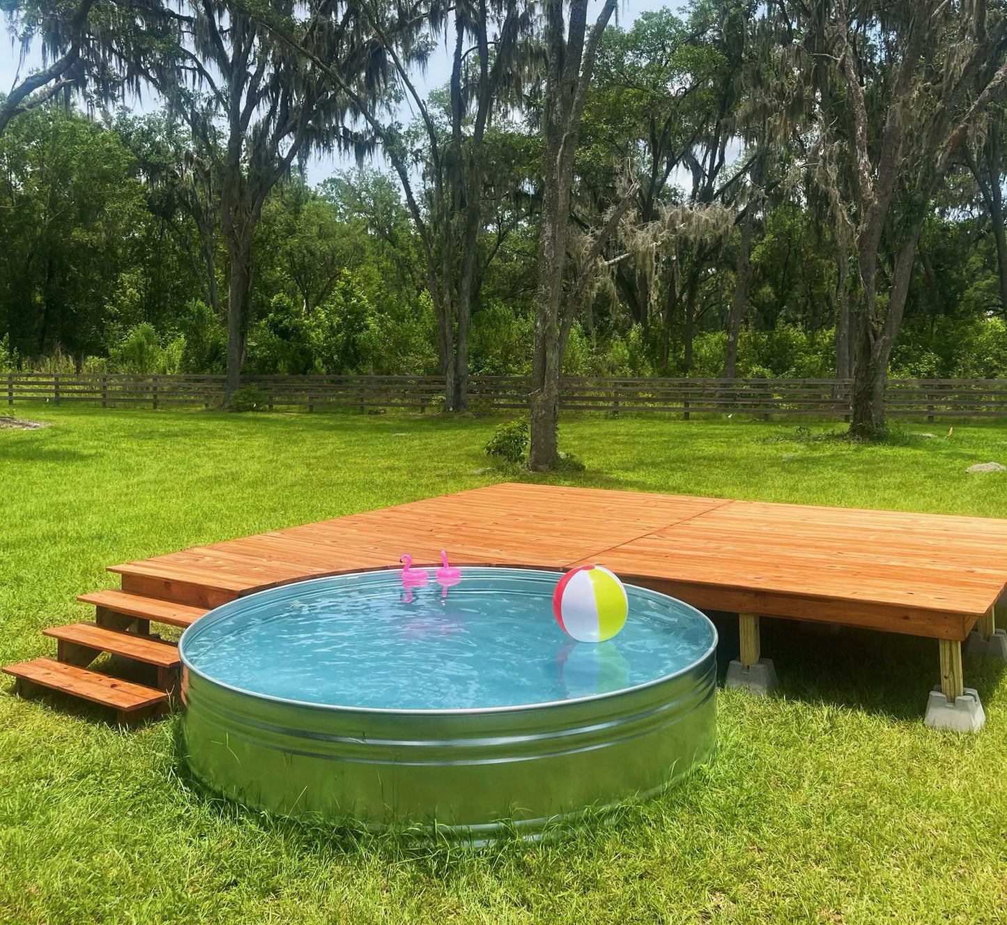 9 ft Galvanized Stock Tank Pool Package – Deposit Only