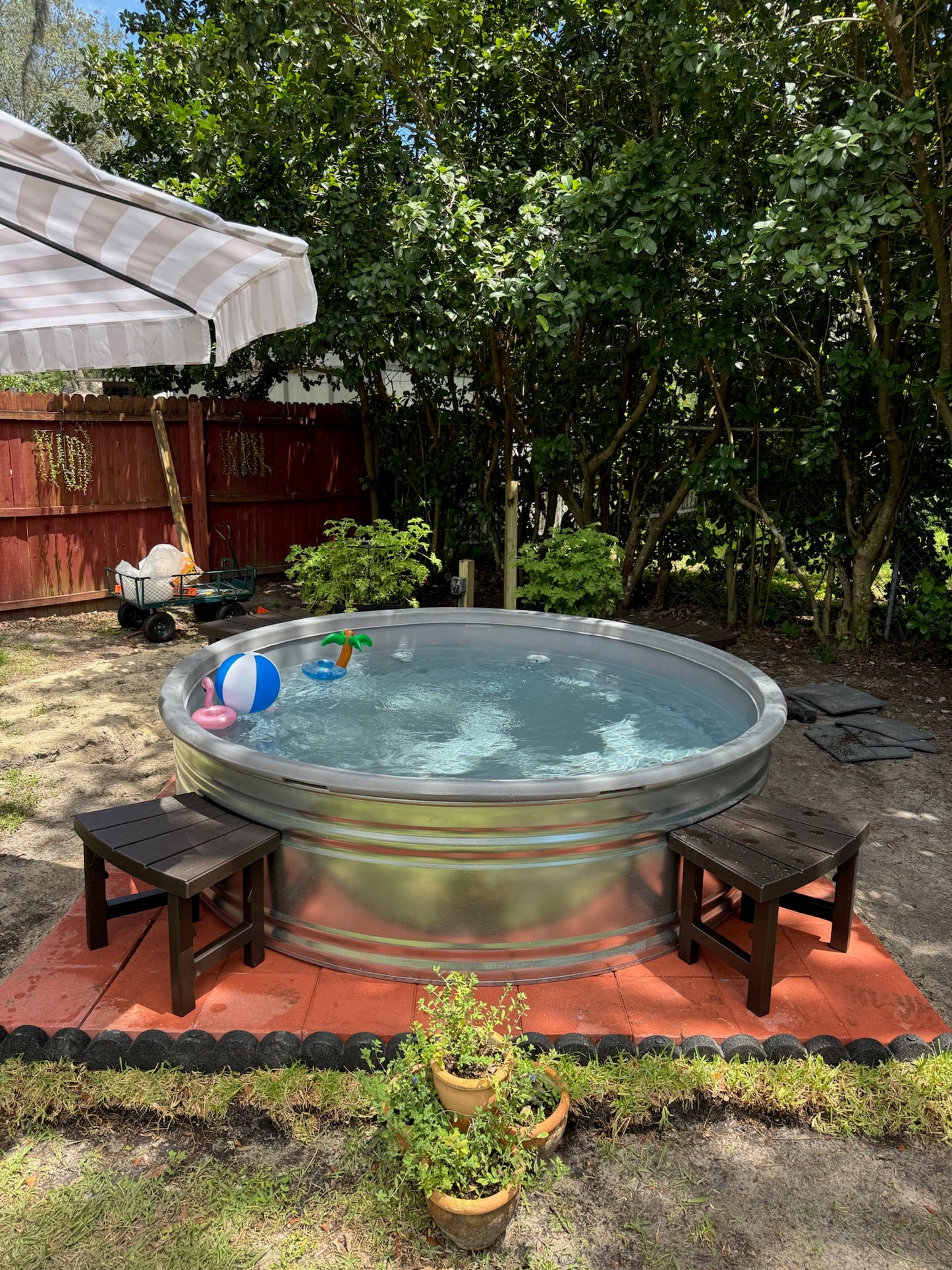 8ft Hybrid Stock Tank Pool Package – Deposit Only