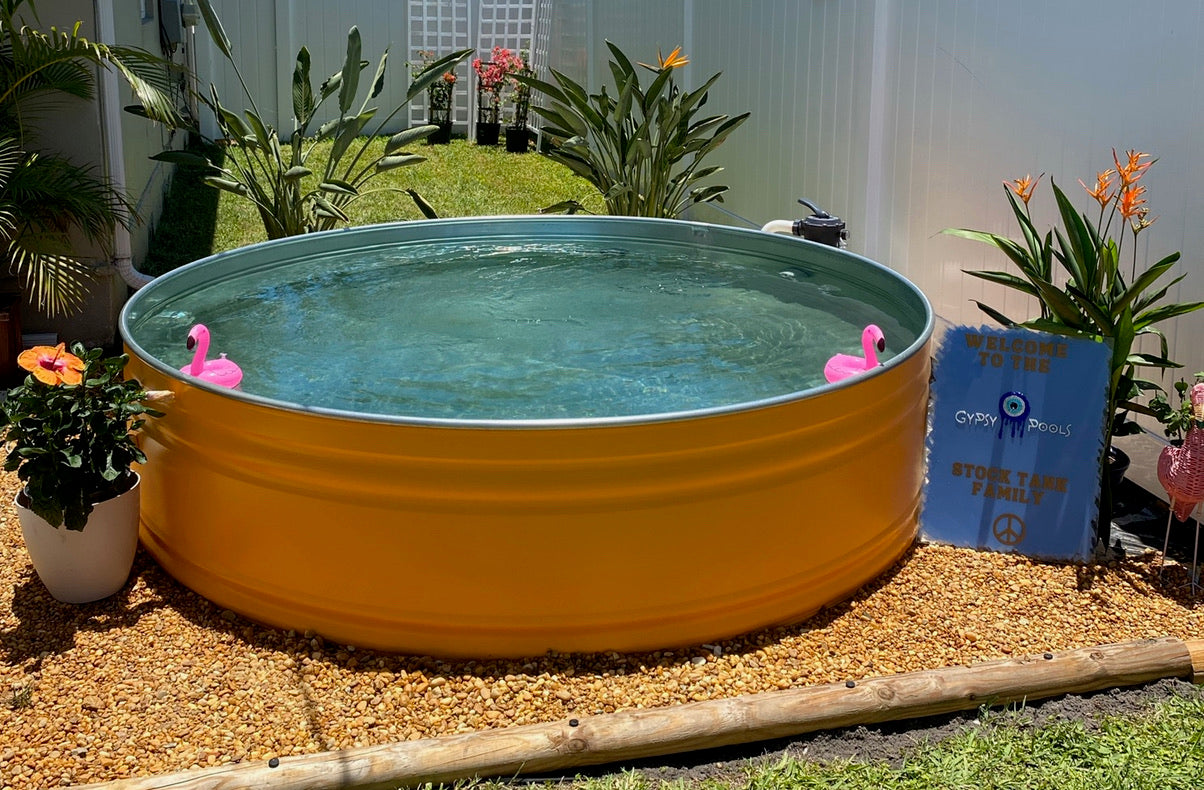8 ft Galvanized Stock Tank Pool Package – Deposit Only