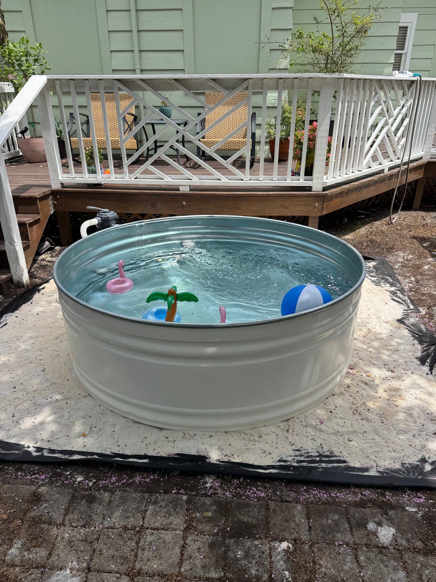 6ft Galvanized Stock Tank Pool Package – Deposit Only