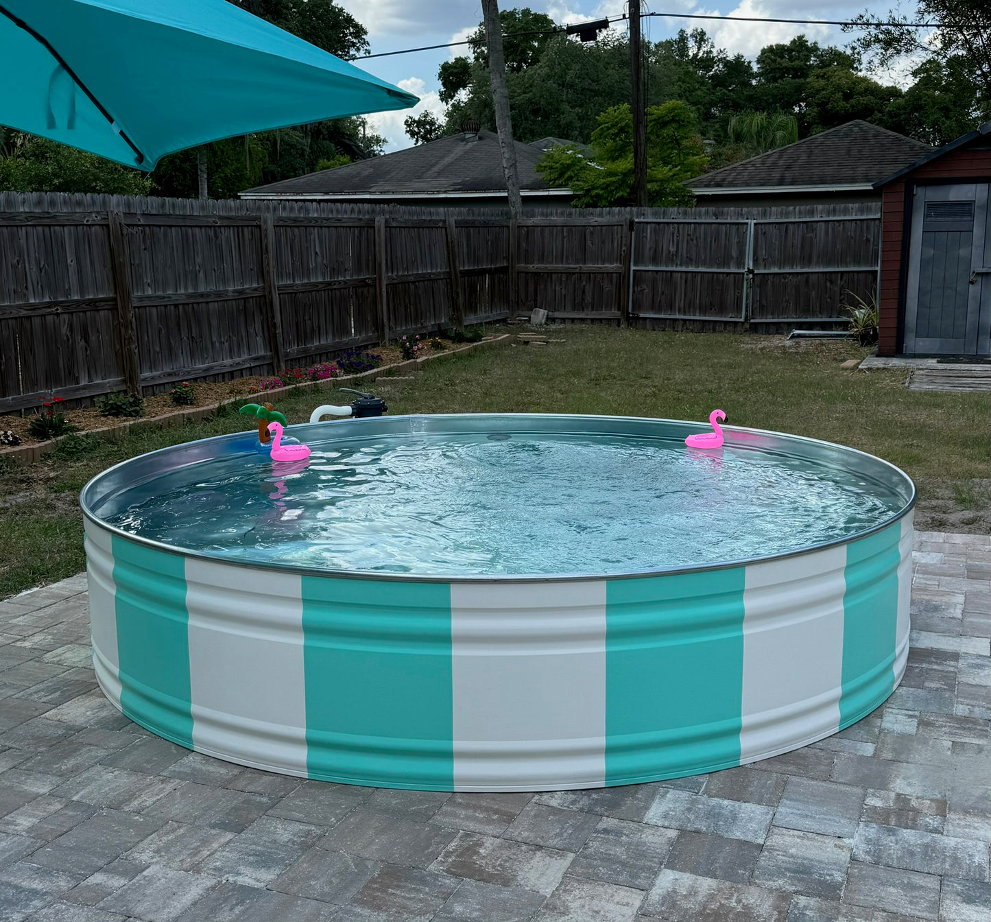 10 ft Galvanized Stock Tank Pool Package – Deposit Only