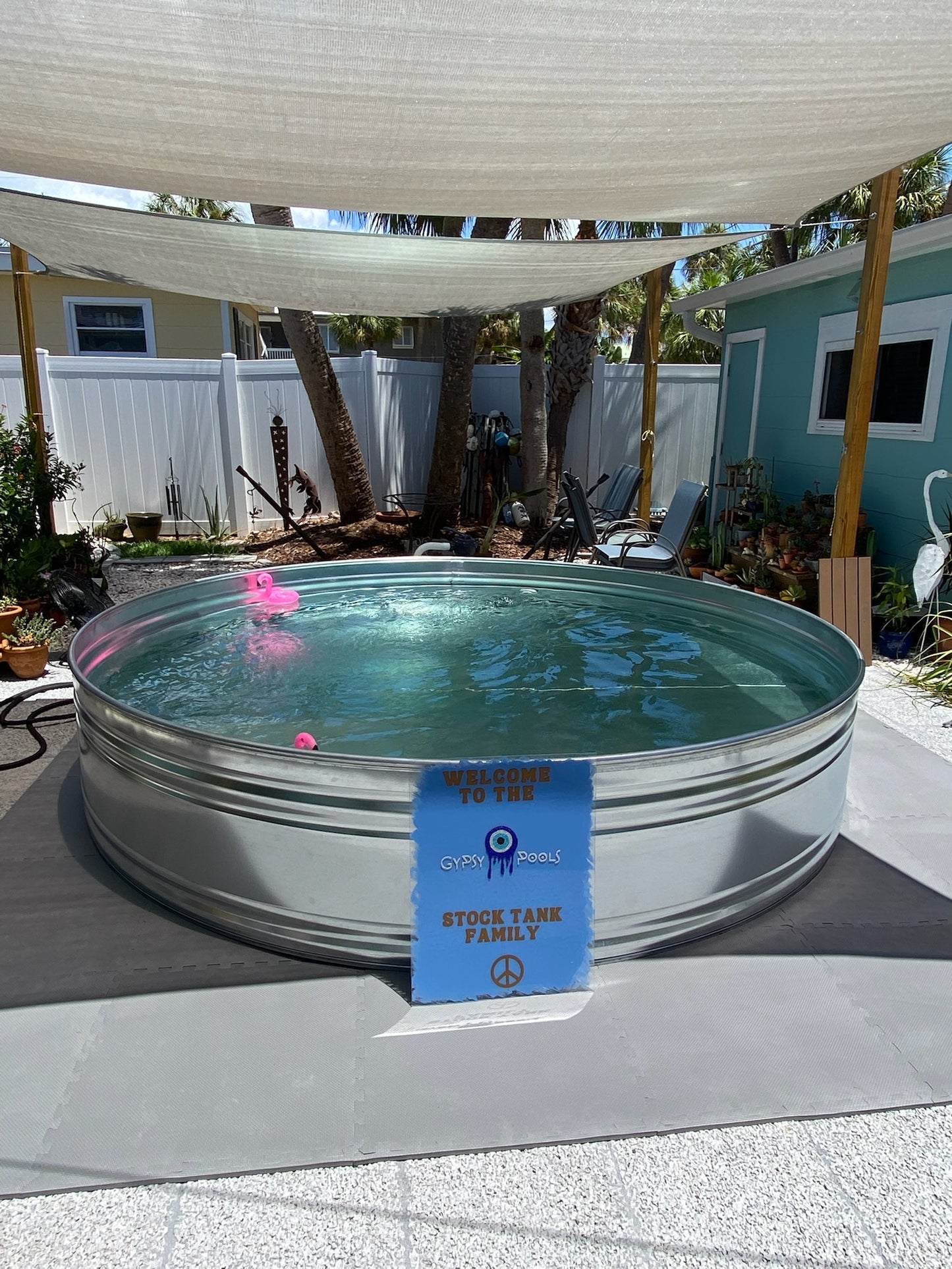 10 ft Galvanized Stock Tank Pool Package – Deposit Only