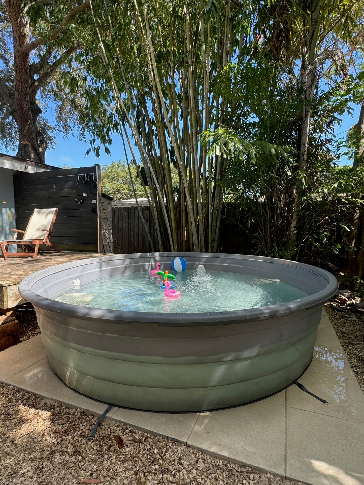 10ft Poly Stock Tank Pool Package – Deposit Only