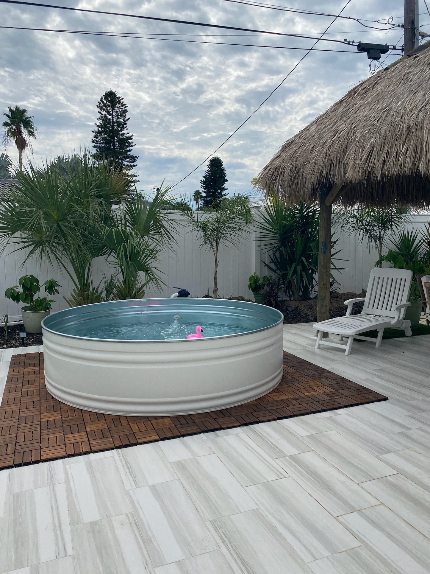 8 ft Galvanized Stock Tank Pool Package – Deposit Only