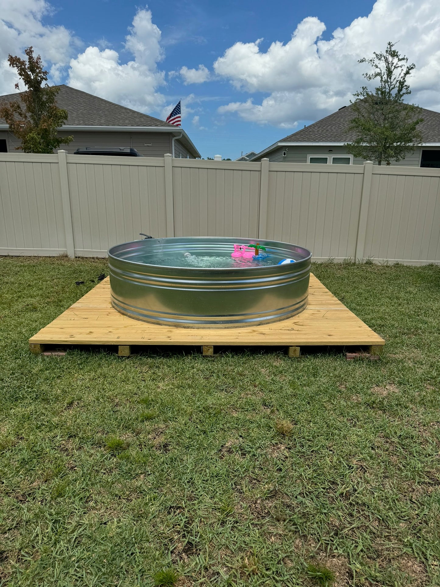 8 ft Galvanized Stock Tank Pool Package – Deposit Only