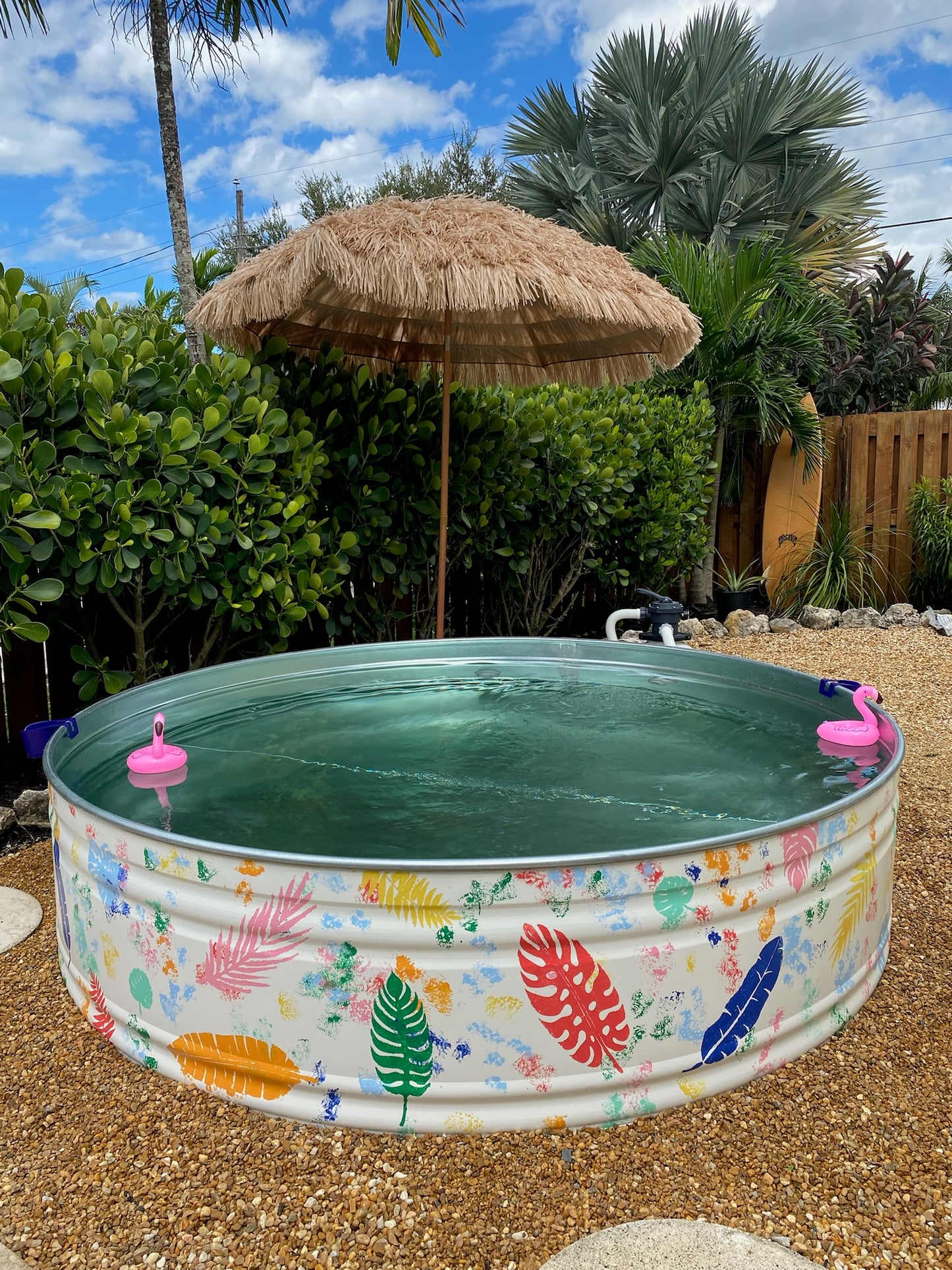 8 ft Galvanized Stock Tank Pool Package – Deposit Only