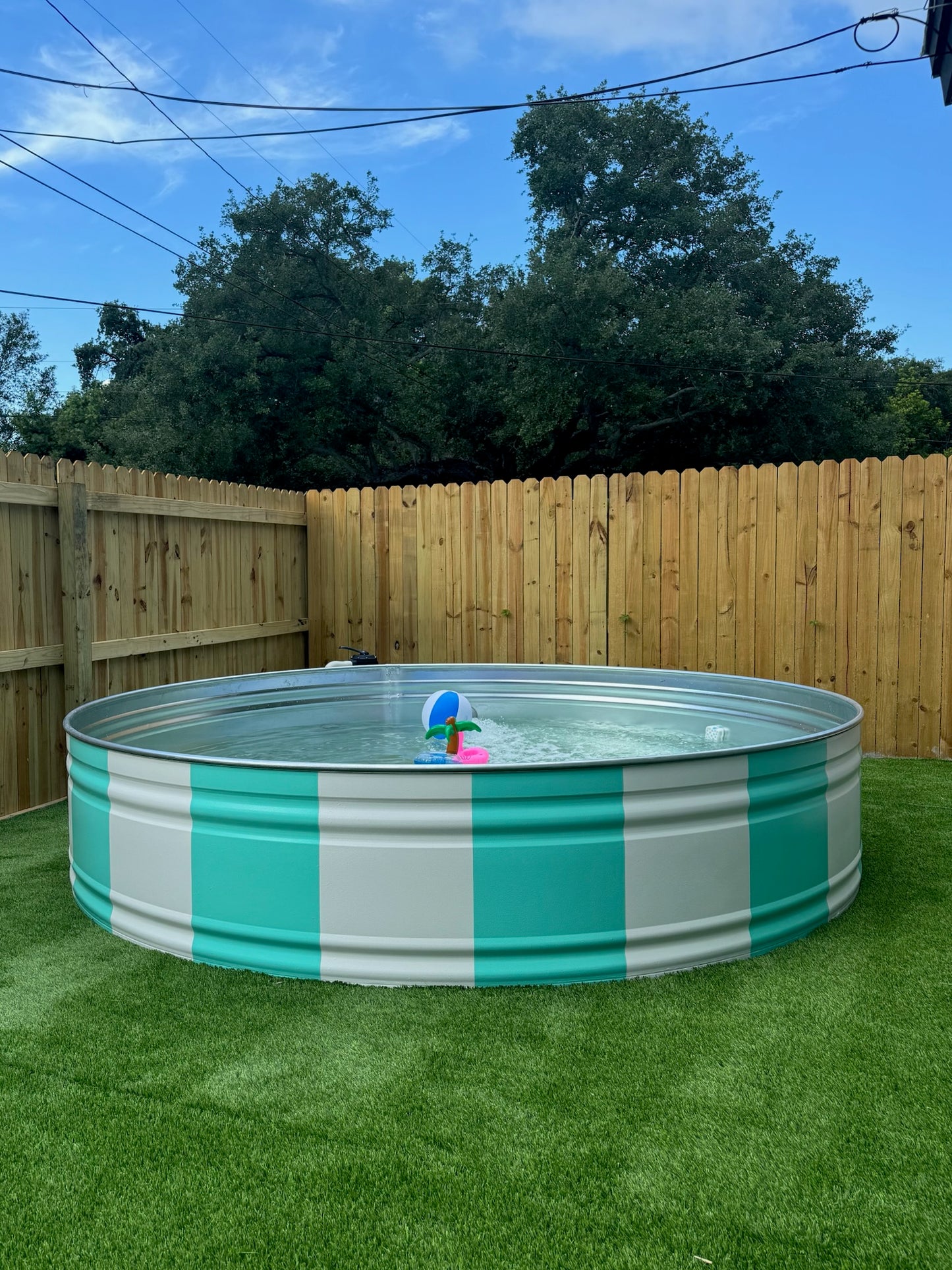 10 ft Galvanized Stock Tank Pool Package – Deposit Only