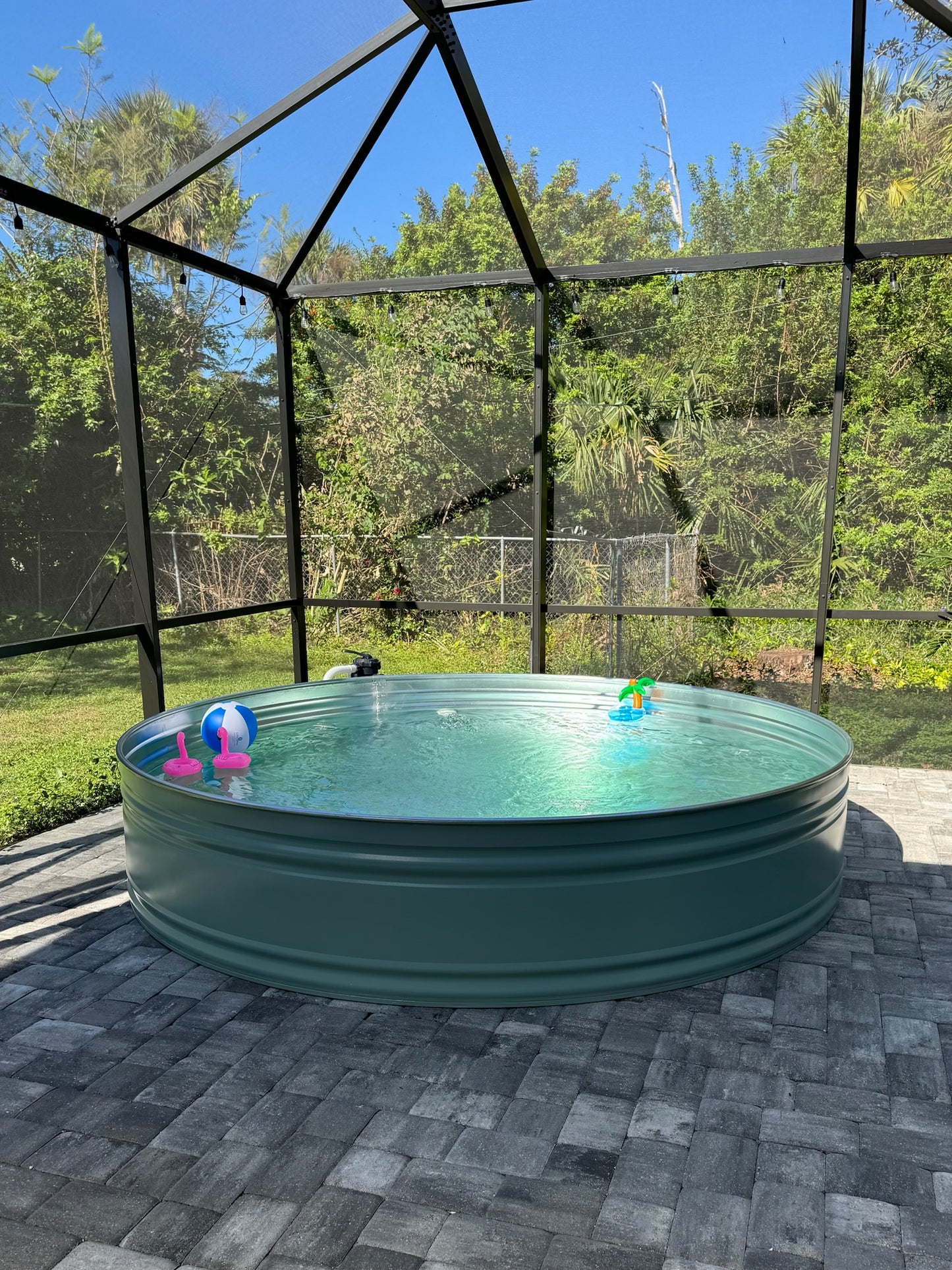 10 ft Galvanized Stock Tank Pool Package – Deposit Only