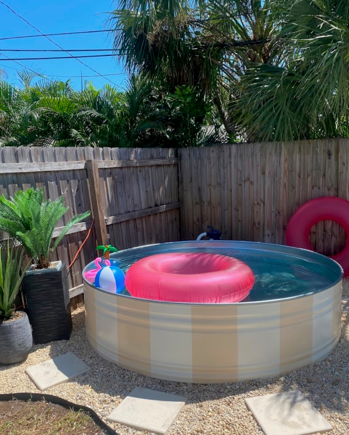8 ft Galvanized Stock Tank Pool Package – Deposit Only