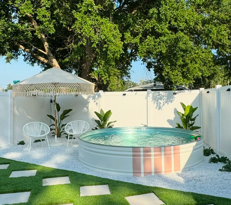10 ft Galvanized Stock Tank Pool Package – Deposit Only