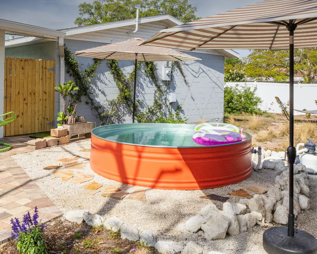 9 ft Galvanized Stock Tank Pool Package – Deposit Only