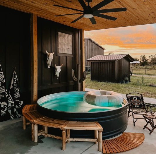 8 ft Galvanized Stock Tank Pool Package – Deposit Only