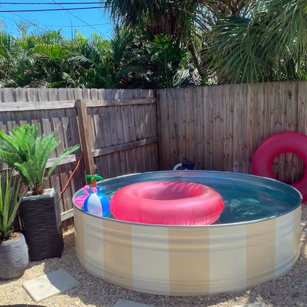 Galvanized Pool Shell Classic Stock Tank Pool—FL and AZ Installation – Gypsy Pools