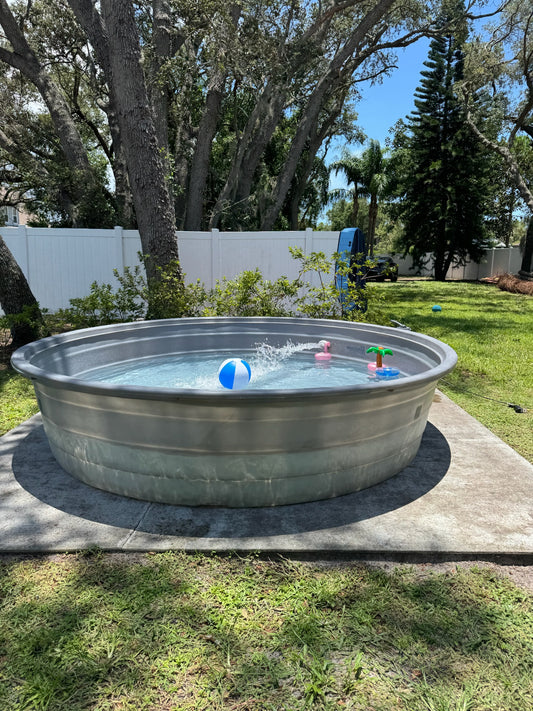10ft Poly Stock Tank Pool Package – Deposit Only