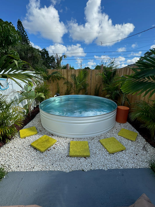 9 ft Galvanized Stock Tank Pool Package – Deposit Only