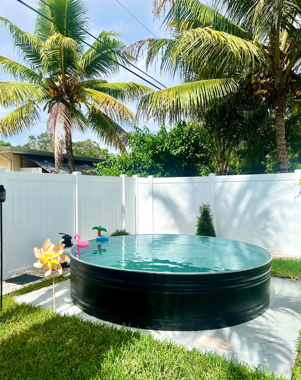 9 ft Galvanized Stock Tank Pool Package – Deposit Only