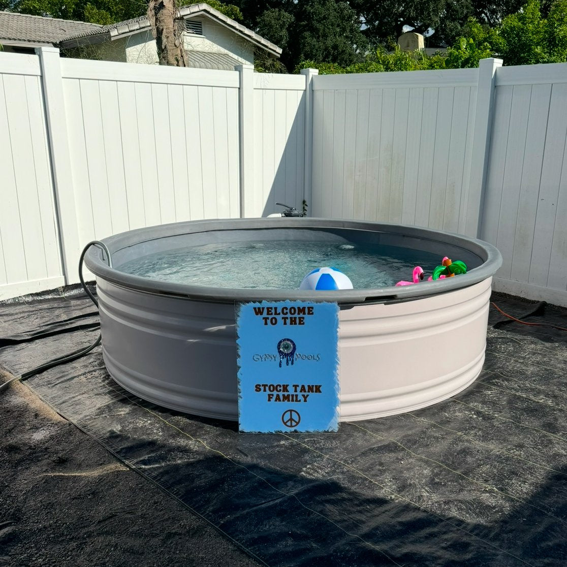 8ft Hybrid Stock Tank Pool Package – Deposit Only