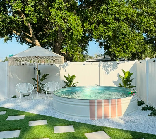 10 ft Galvanized Stock Tank Pool Package – Deposit Only